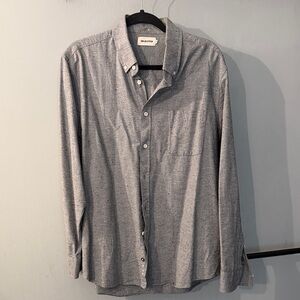 Taylor Stitch Heather Gray Button-Down Shirt